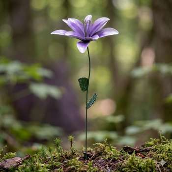 Bringen Sie Farbe in Ihr Paradies:  Metall-Gartenstecker 